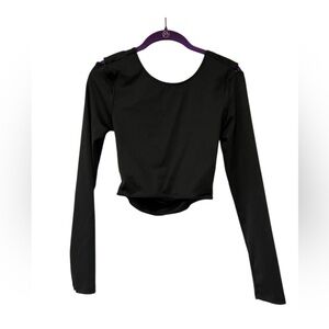 Whitefox long sleeve top with criss cross back
